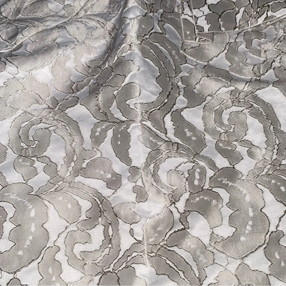 Adrianna Papell Sleeveless Cocktail Dress Floral Embroidered Sheath Pattern - Picture 9 of 10